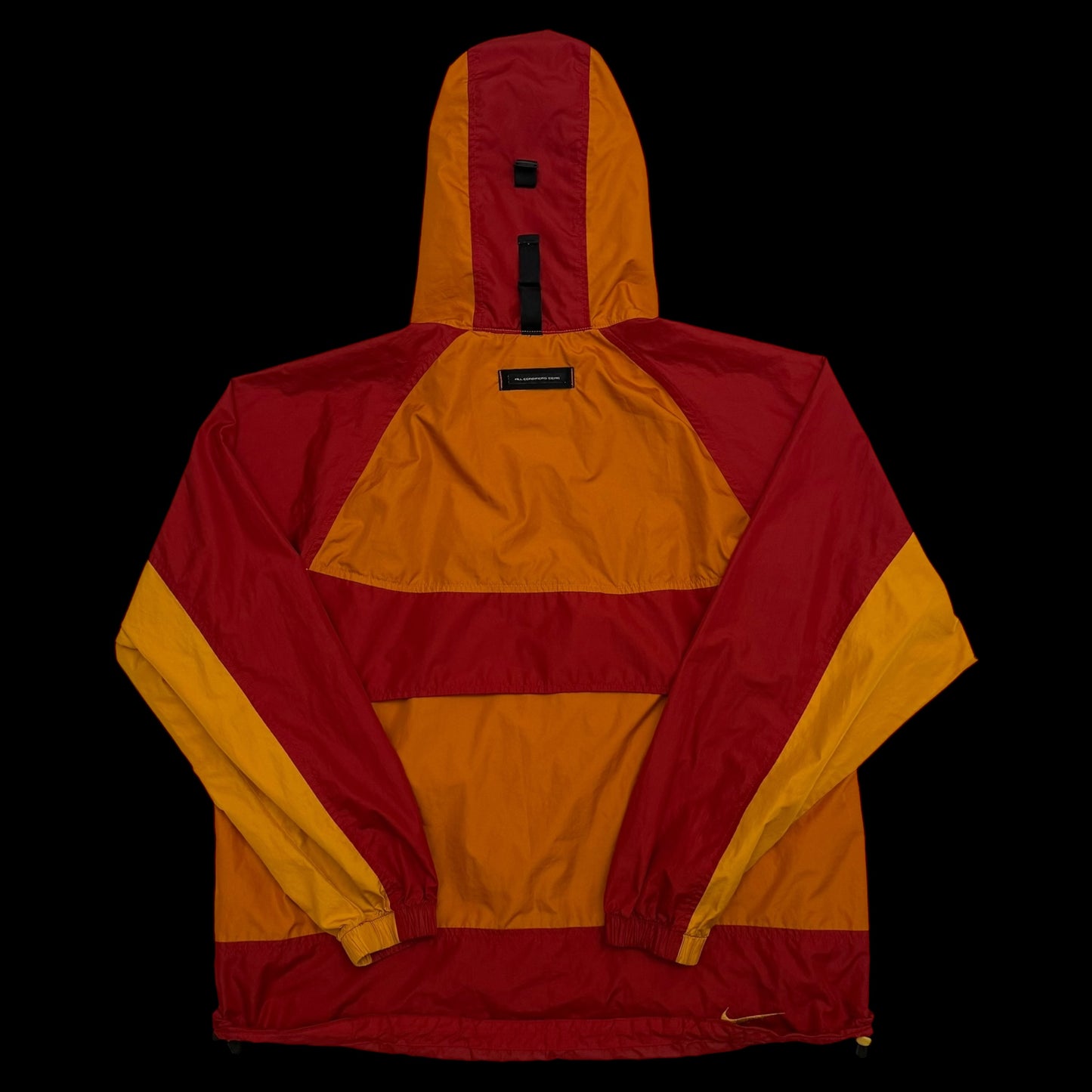 Nike ACG 90s Storm Fit Packable Jacket Orange/Red/Yellow (Size M)