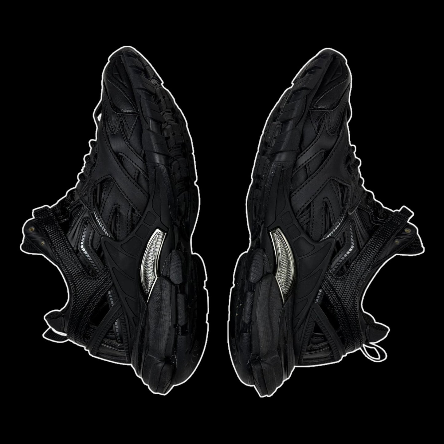 Balenciaga Track.2 Open Womens Sneaker Black (US9 womens/UK6)