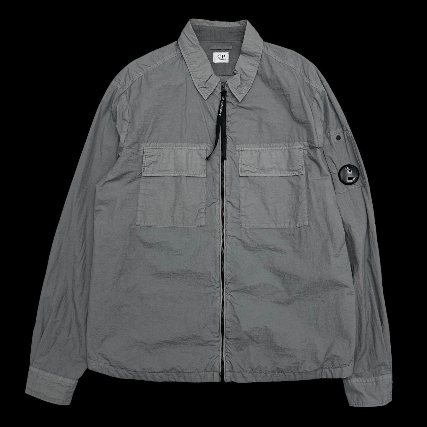 C.P. Company Taylon L Nylon Shell Overshirt Grey (Fits L-XL)