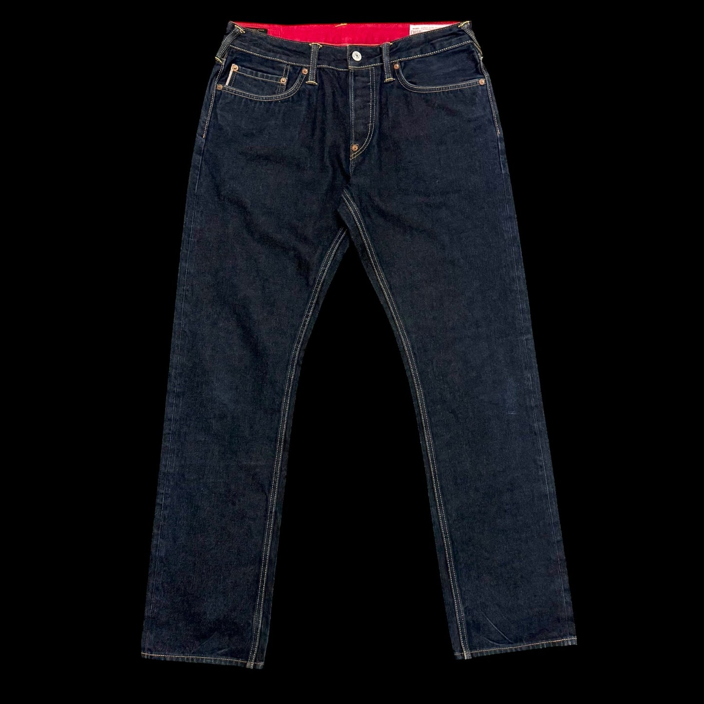 Evisu Camo Seagull Applique Jeans (Size 32”)