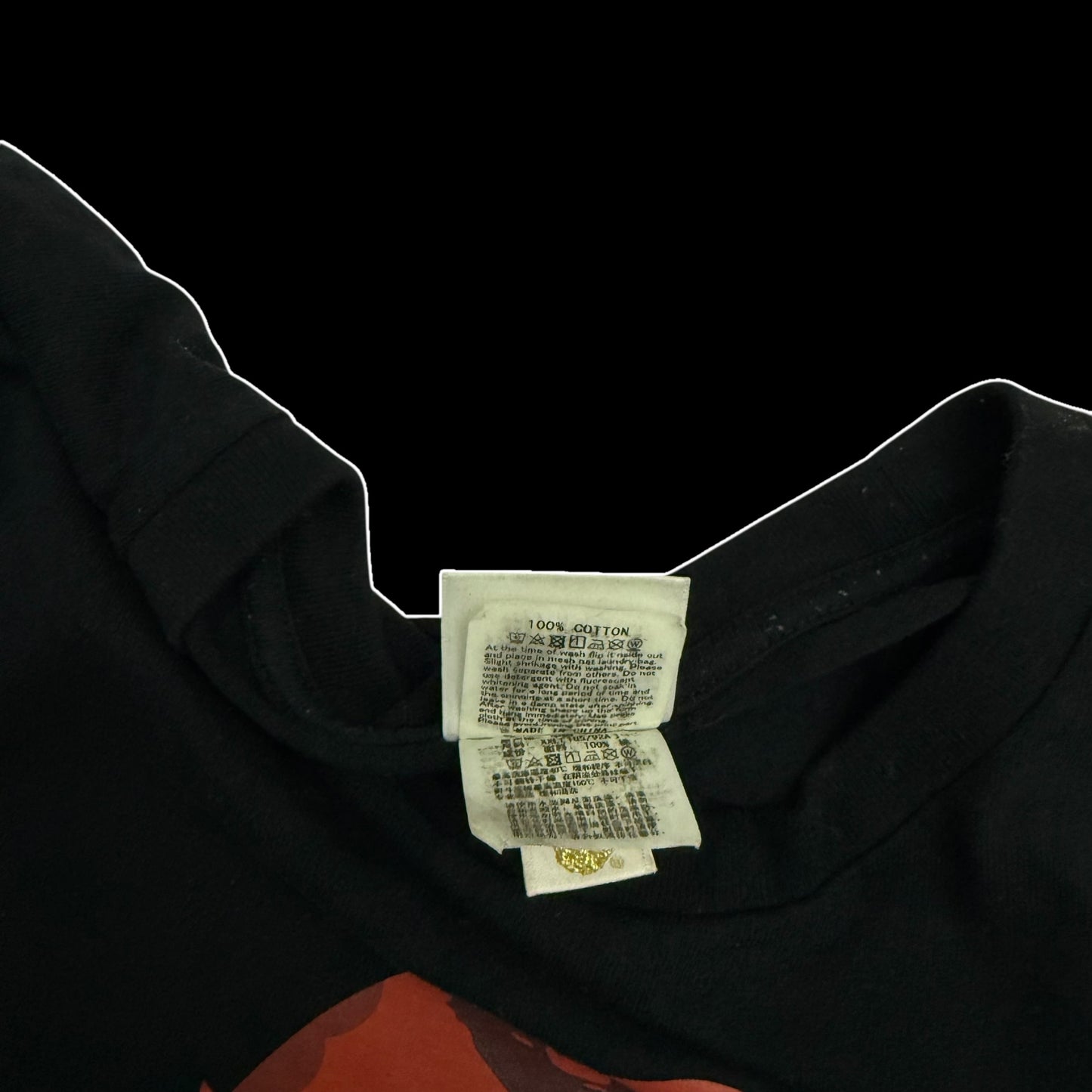 BAPE (A Bathing Ape) Colour Camo T-Shirt Black (Fits L-XL)