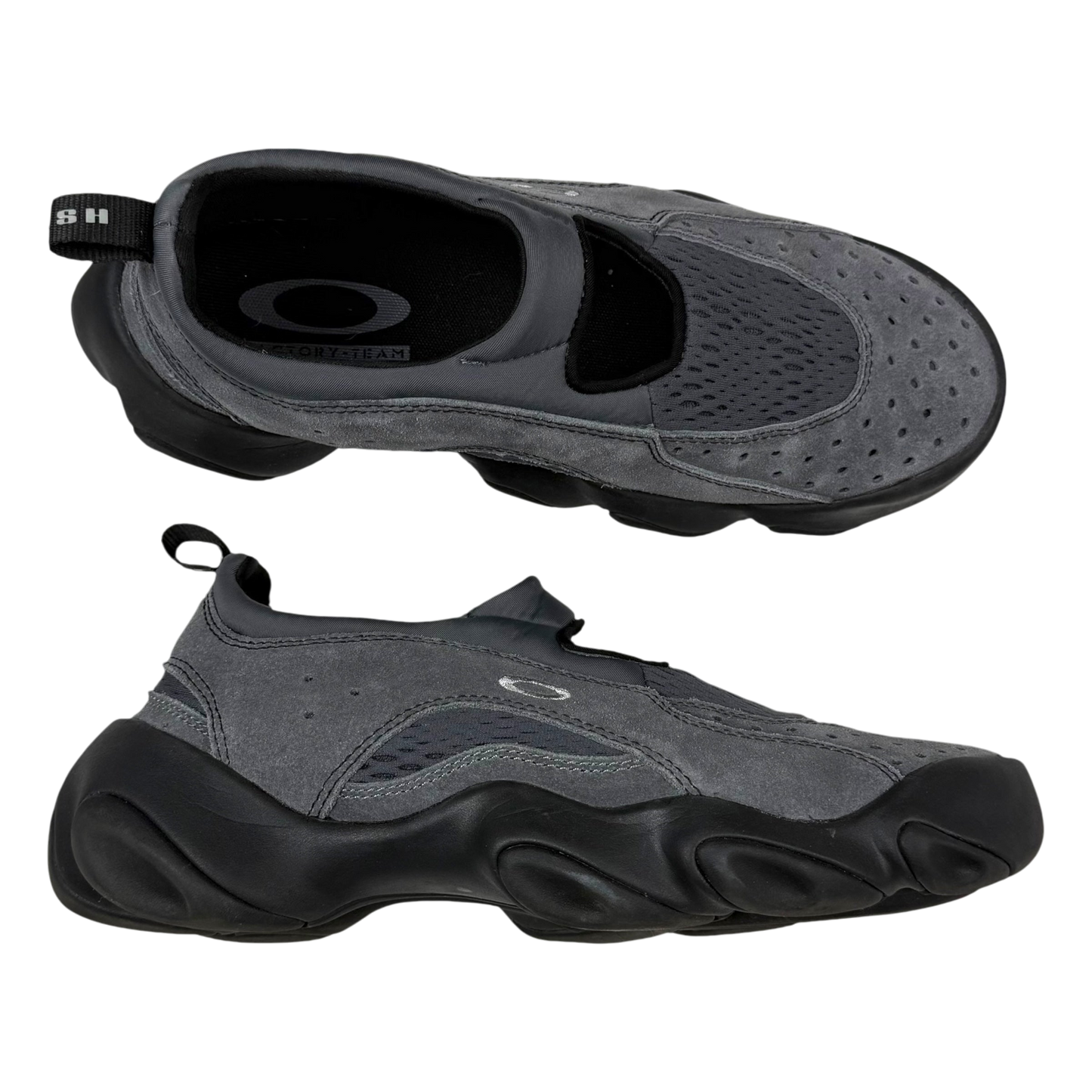 Oakley x Brain Dead Factory Team Flesh Sandal Asphalt Grey/Black (US11/UK10/EU46)