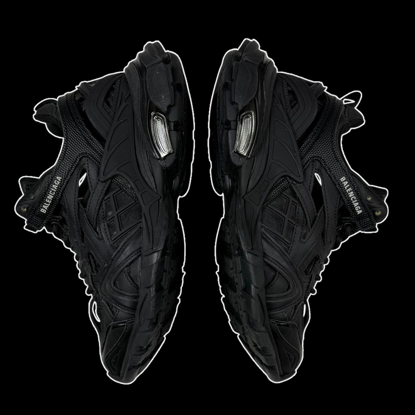 Balenciaga Track.2 Open Womens Sneaker Black (US9 womens/UK6)