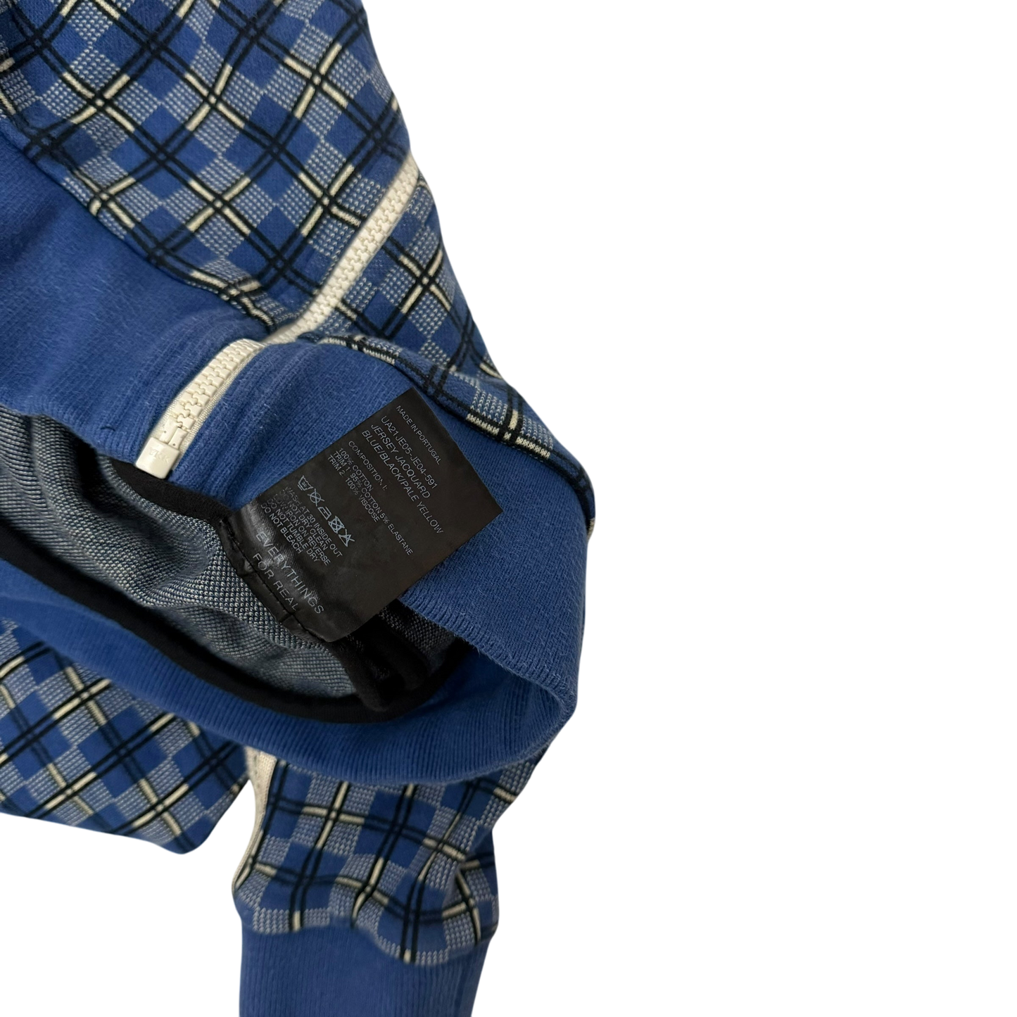 Wales Bonner London Checked Track Jacket Blue (Fits S-M womens)