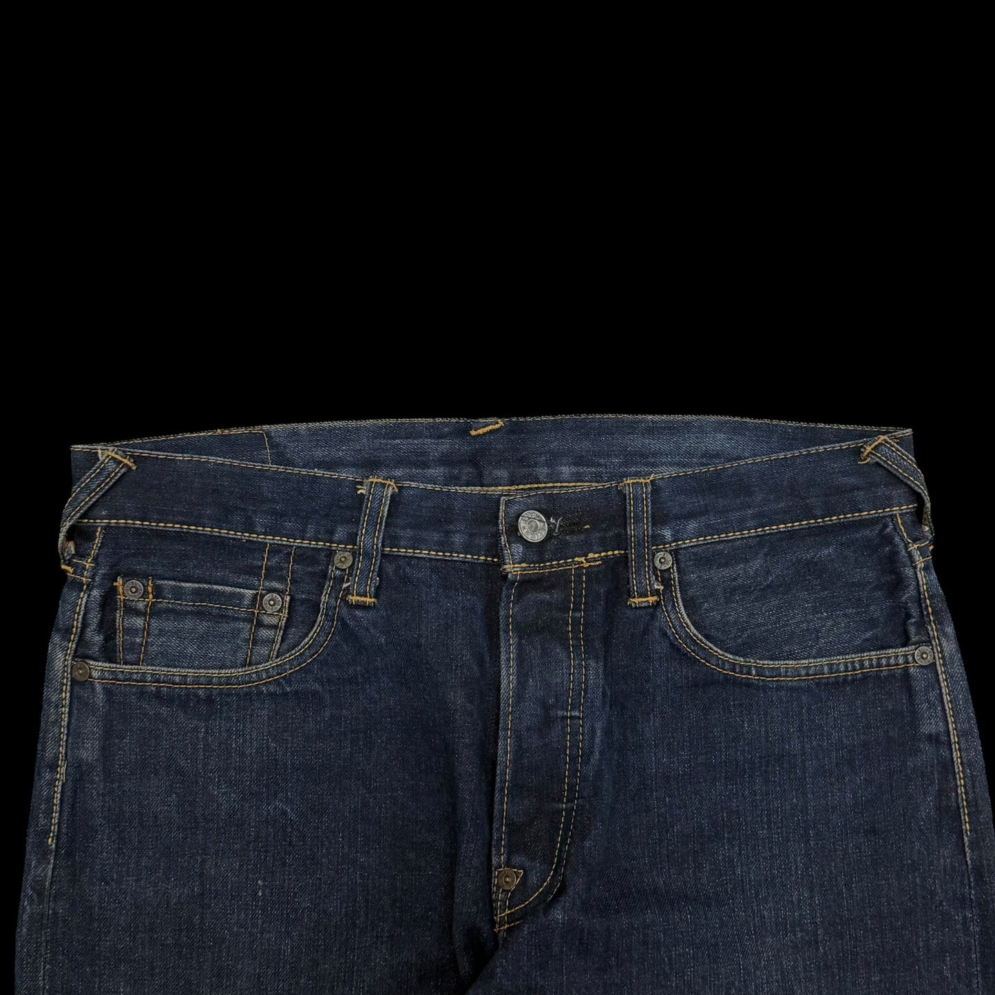 Evisu White Seagull Print Jeans (Size 32")