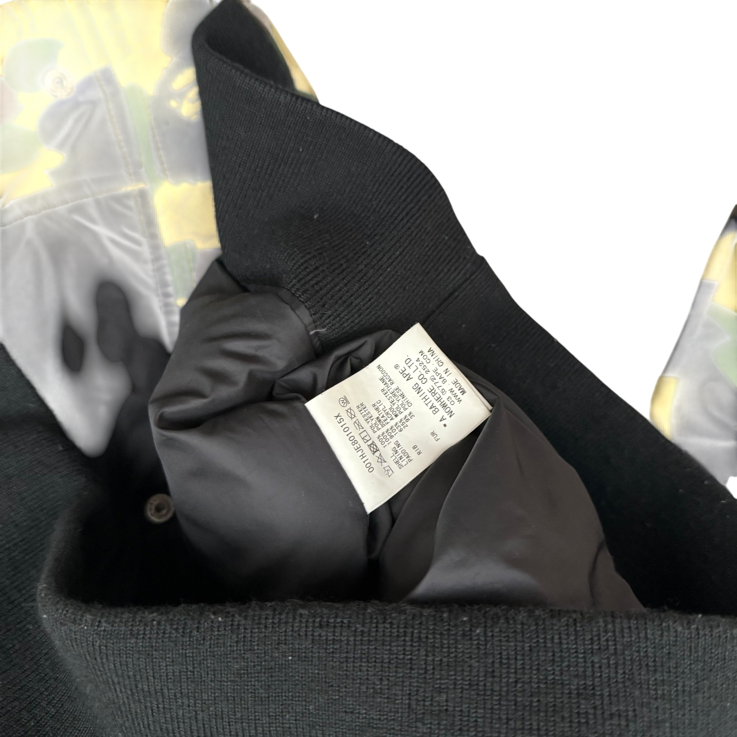 Bape (A Bathing Ape) 1st Camo N-2B Fur-Lined Down Jacket (Size L)