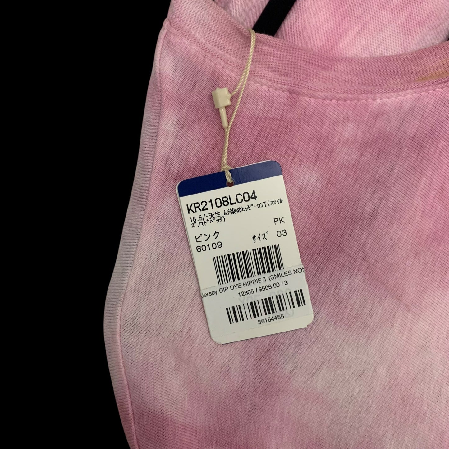 Kapital Dip Dye Nomad Patchwork Longsleeve Pink