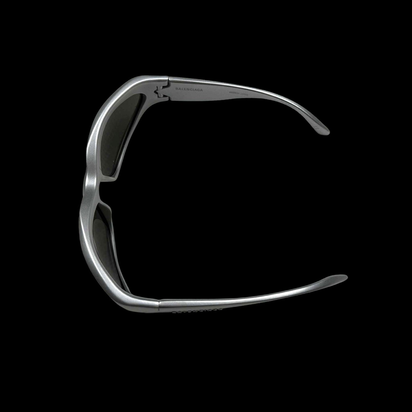 Balenciaga Swift Oval Sunglasses Silver