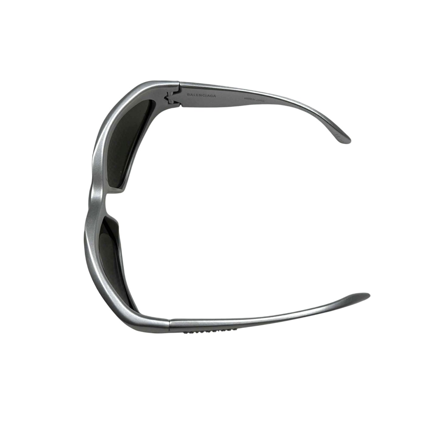 Balenciaga Swift Oval Sunglasses Silver