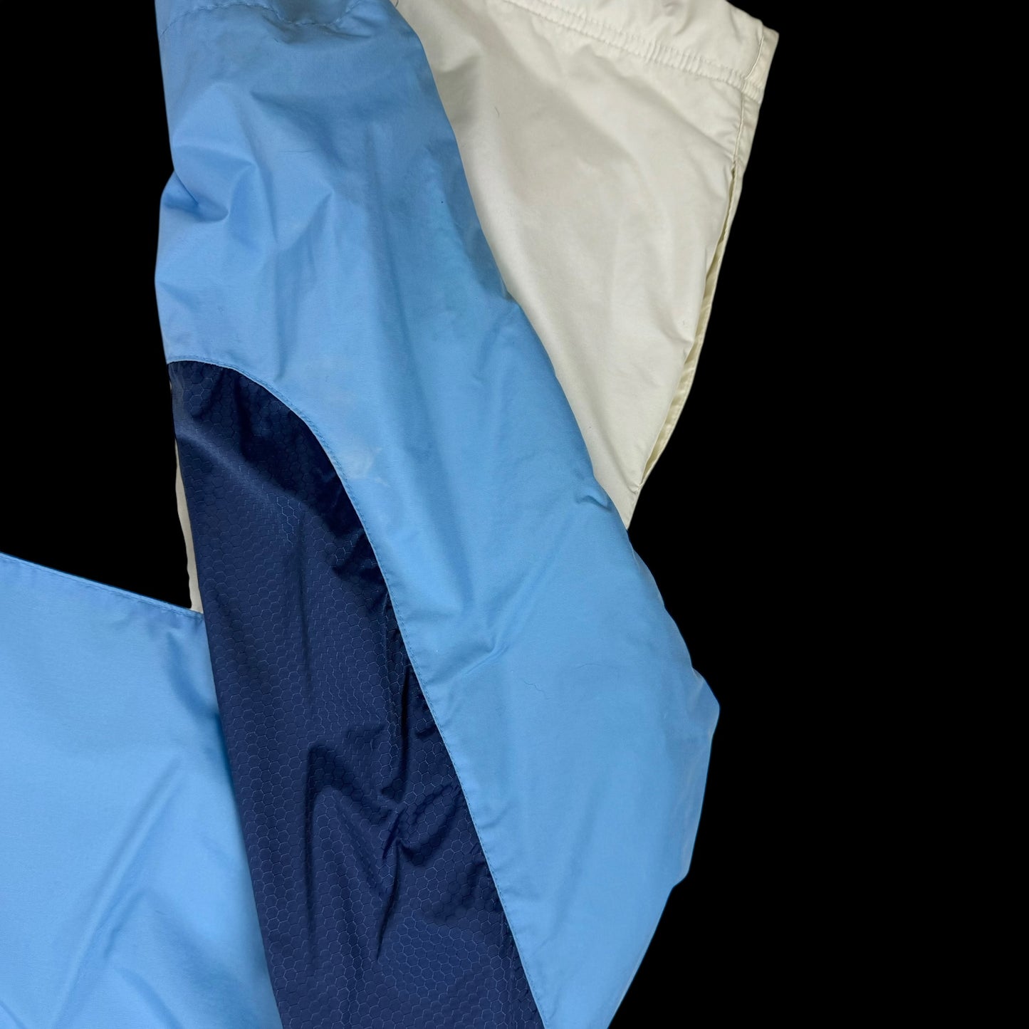 Nike 00s Hex Logo Insulated Track Jacket White/Blue (part of set) (Fits S-M)