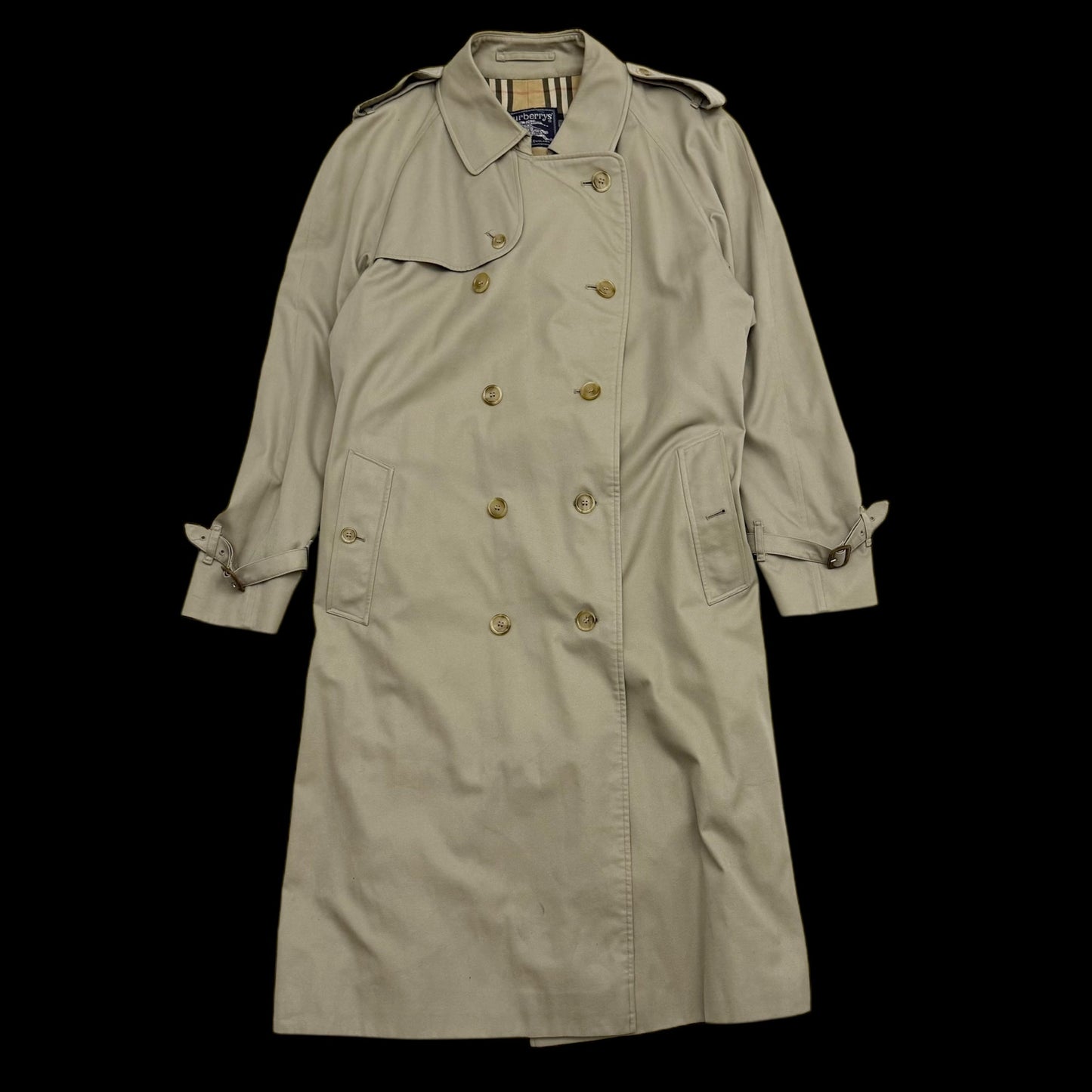Burberry Vintage Trench Coat Beige (Fits L-XL)