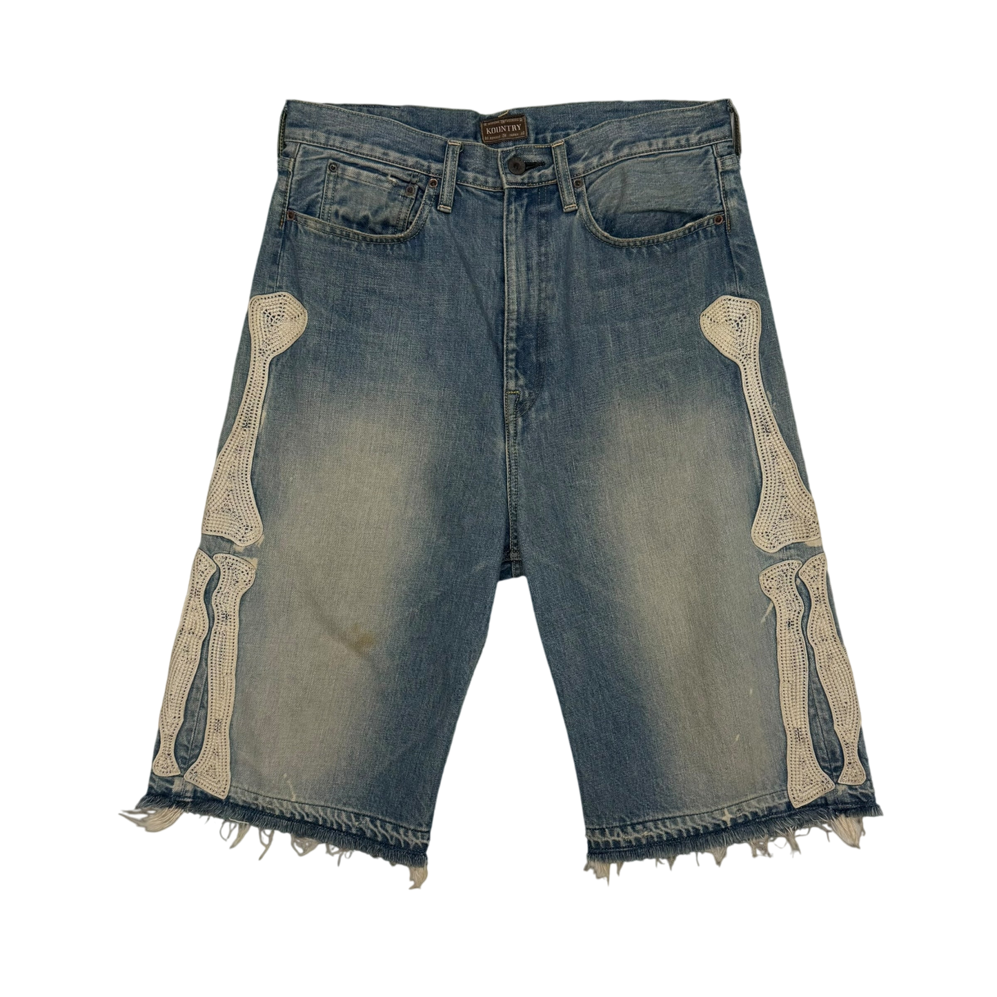 Kapital 14oz 5P Bone Denim Shorts (Size 32”)