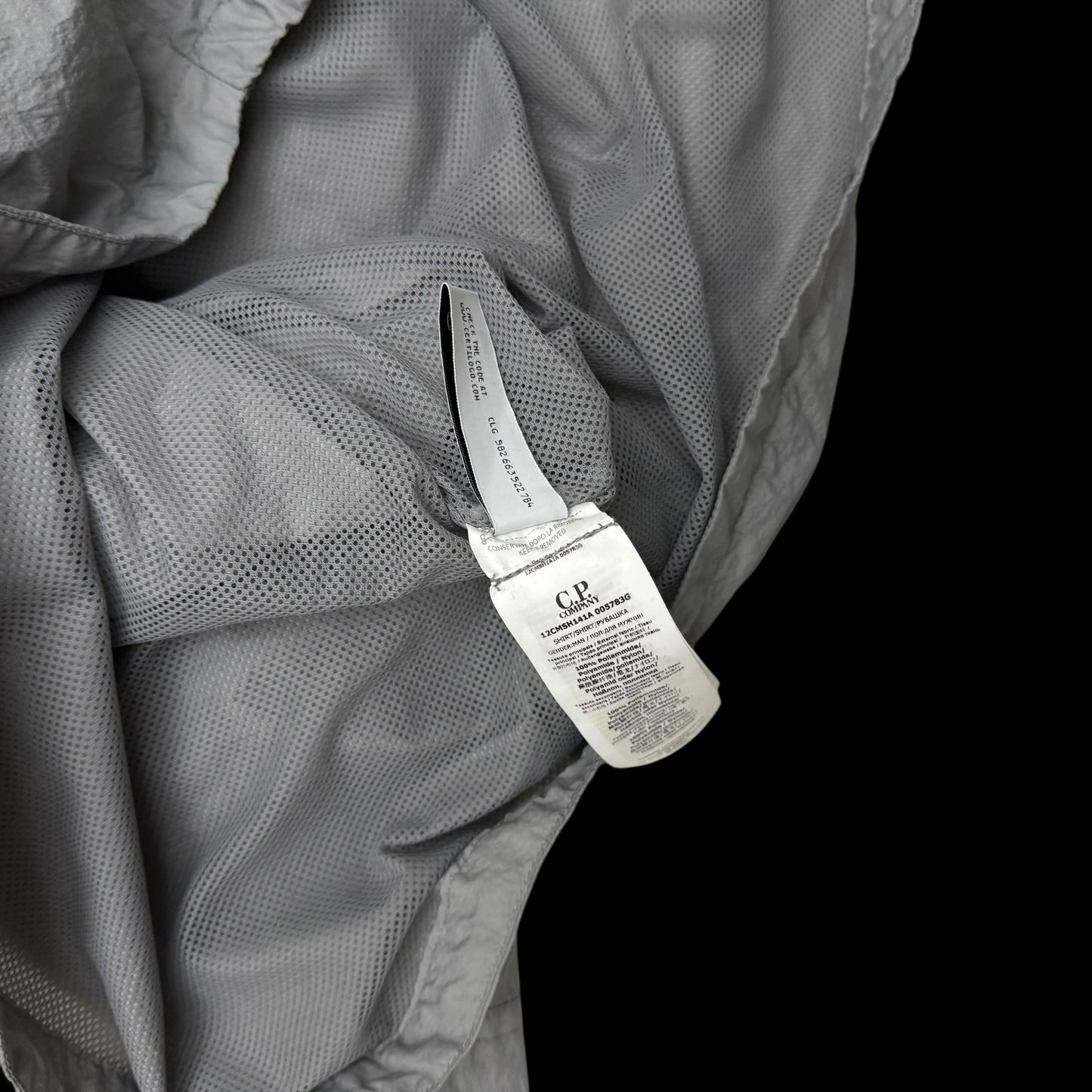 C.P. Company Taylon L Nylon Shell Overshirt Grey (Fits L-XL)