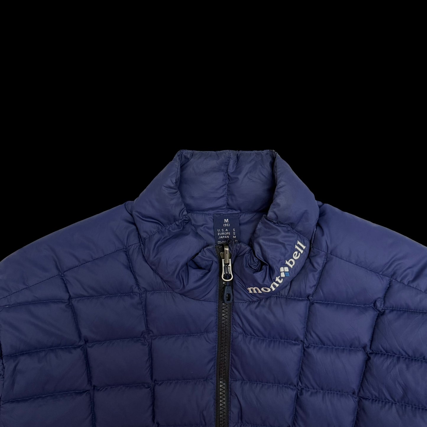 Montbell 00s EX800 Quilted Down Jacket Navy (Size S)
