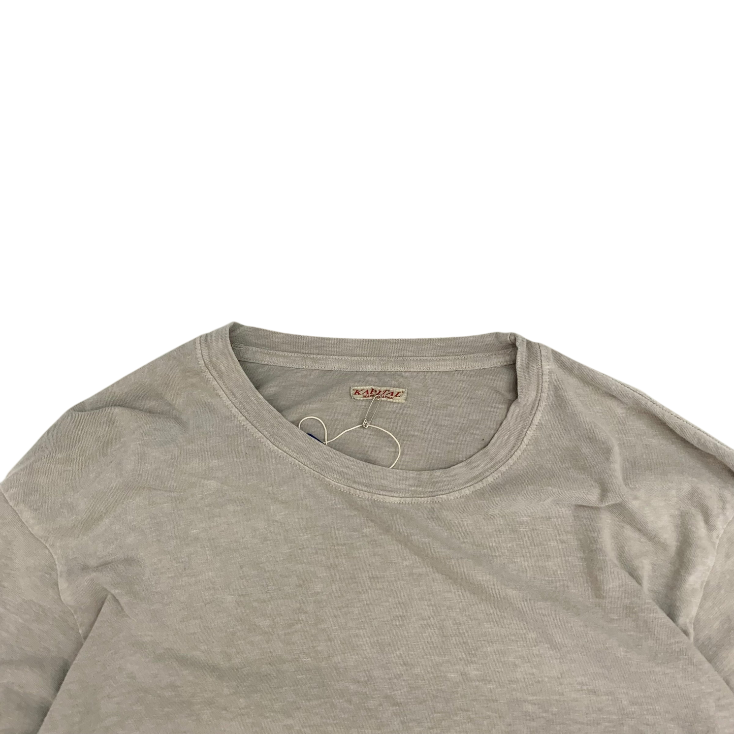 Kapital Tianzhu Hippie Ron Long-Sleeve T-Shirt Grey