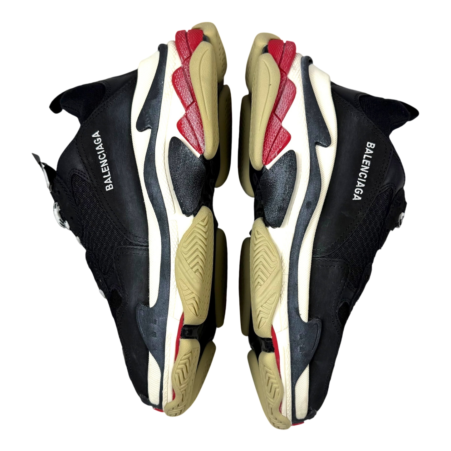 Balenciaga Triple S Black White Red (2018 Reissue) (US11/UK10/EU44)