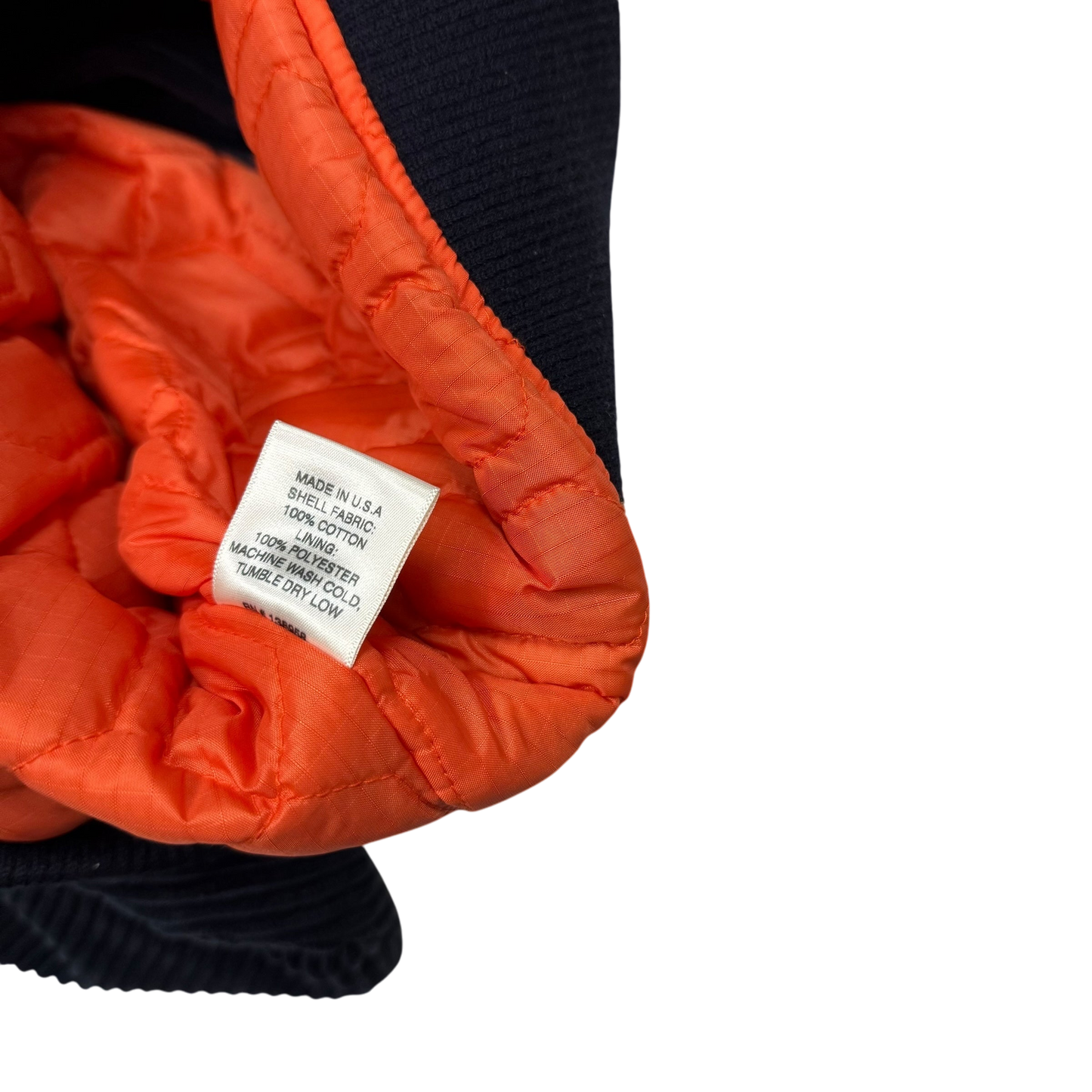 Noon Goons Rudeboy Oversized Corduroy Bomber Jacket Navy (Fits S–M)