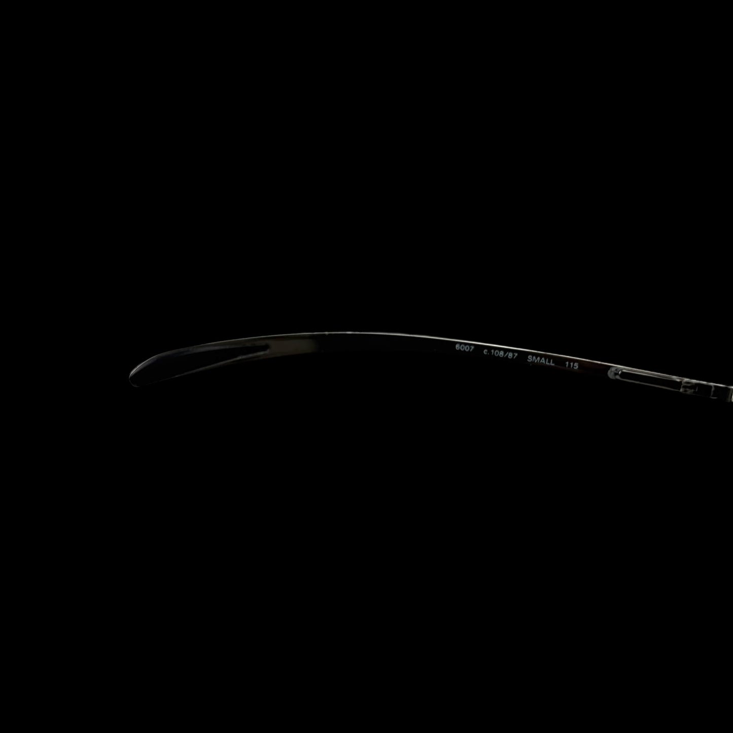 Chanel Rimless Shield Sunglasses Black/Petrol Blue