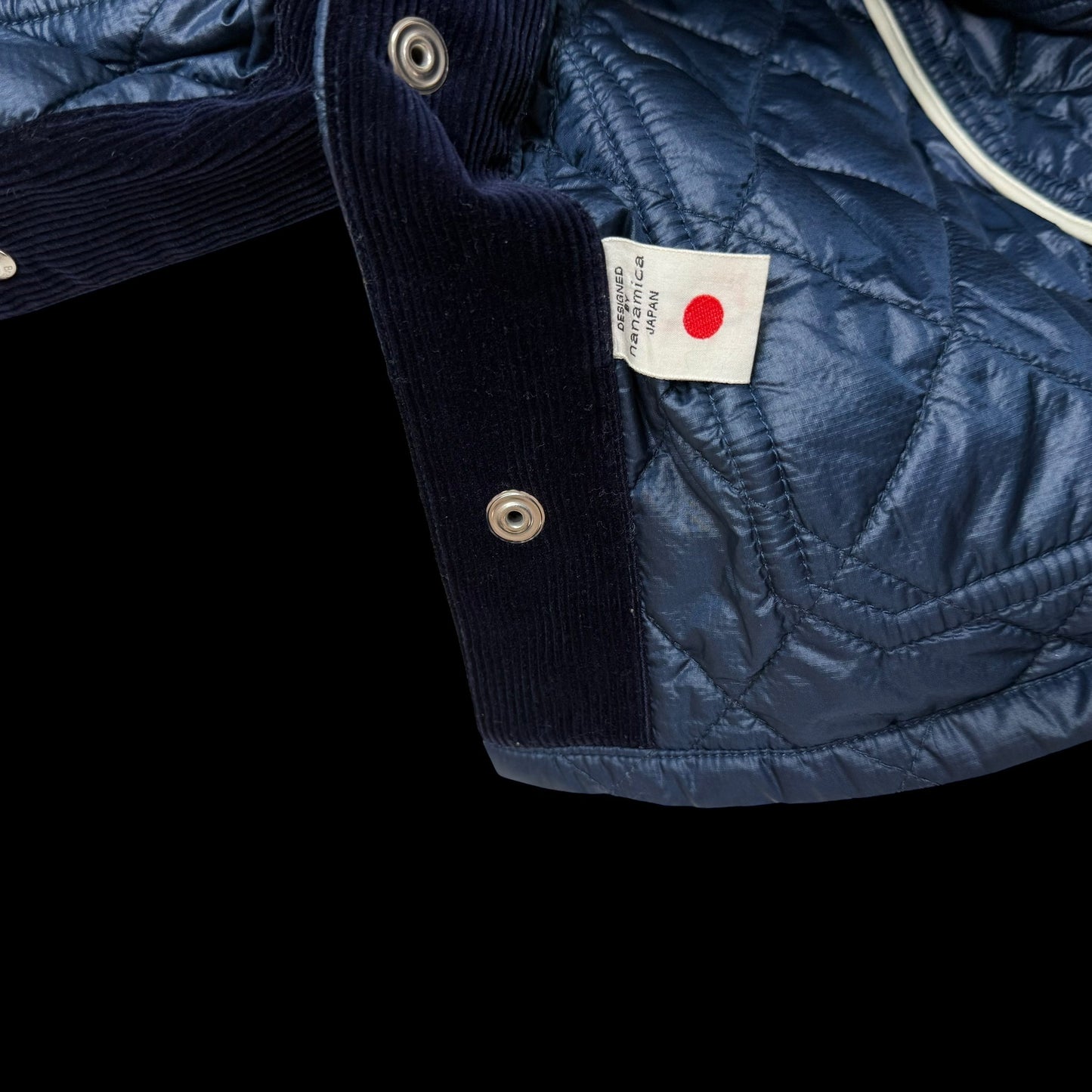 Nanamica Pertex Riding Quilt Jacket Marine Navy (Size M)