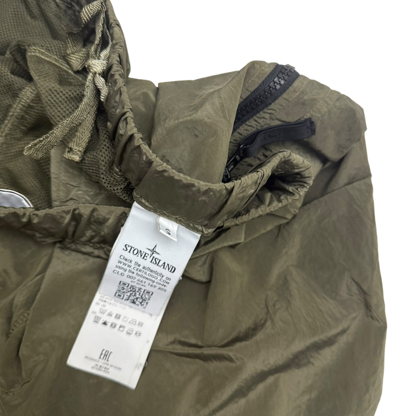 Stone Island Nylon Metal Cargo Pants Khaki Green (Size S)