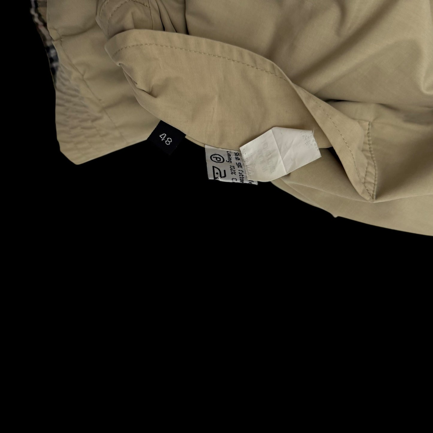 Burberry 90s Nova Check Reversible Harrington Jacket Beige (Fits XL)
