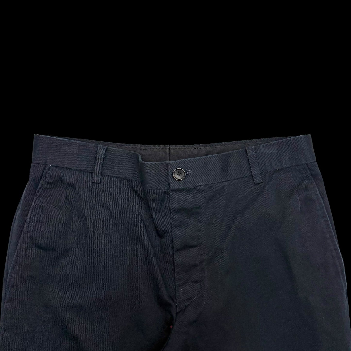 Thom Browne Tapered Navy Chino Pants (Size 30”)