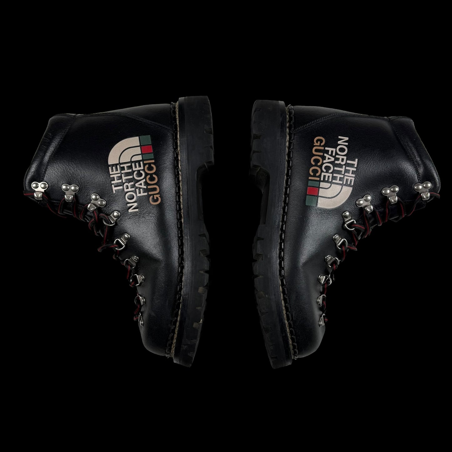Gucci x The North Face Leather Hiking Boots Black(fits US10.5-11)