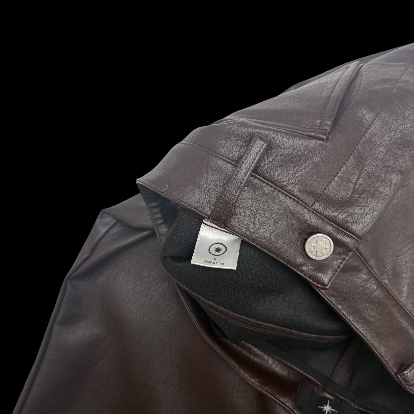 Ranger Cartel SS 2023 Flared Leather Brown Pants (Size L)