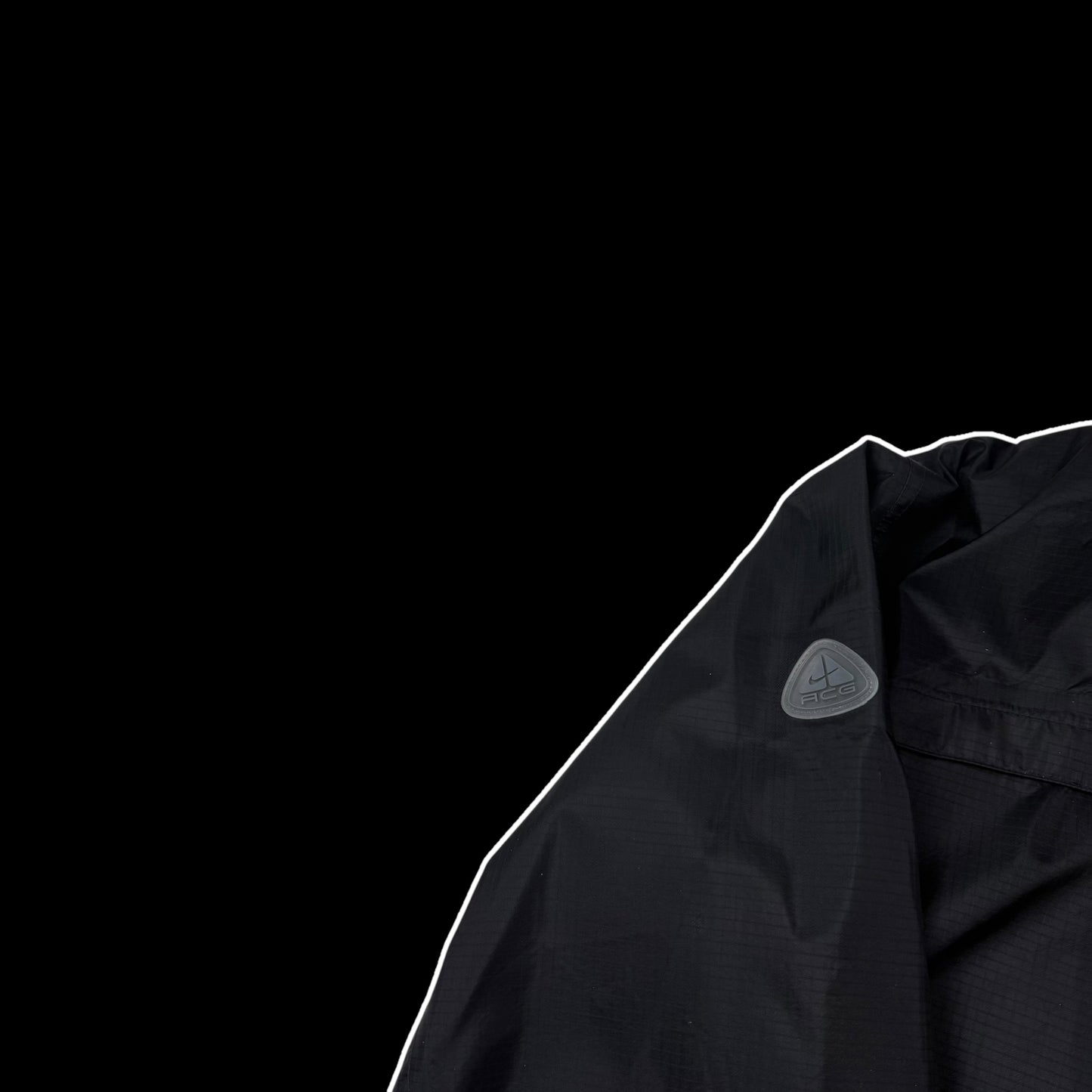 Nike ACG 00s Ripstop Nylon Shell Jacket Black (Fits M-L)