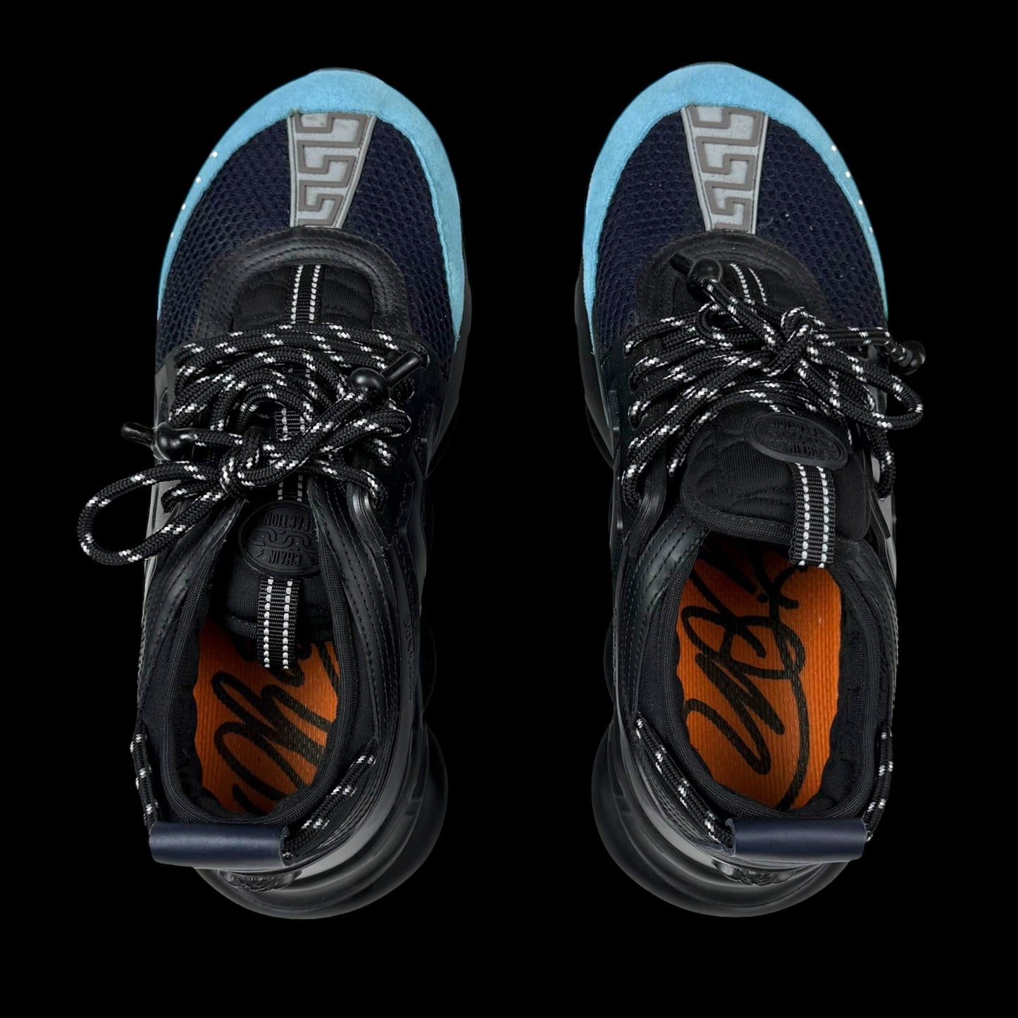 Versace Chain Reaction Sneaker 'Black Blue Night' (US11/UK10/EU44)