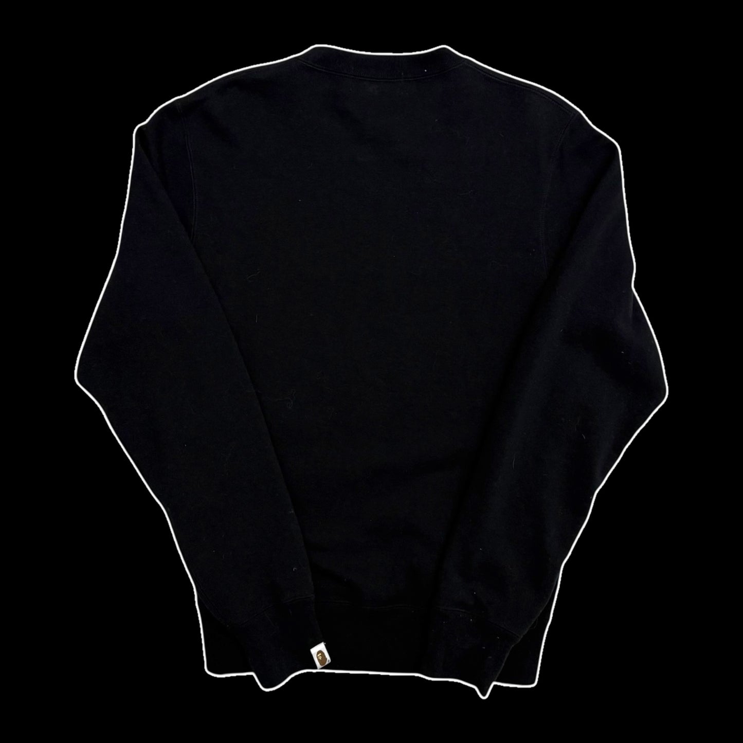 BAPE (A Bathing Ape) 2014 Union Jack Ape Sweatshirt Black (Fits S-M)