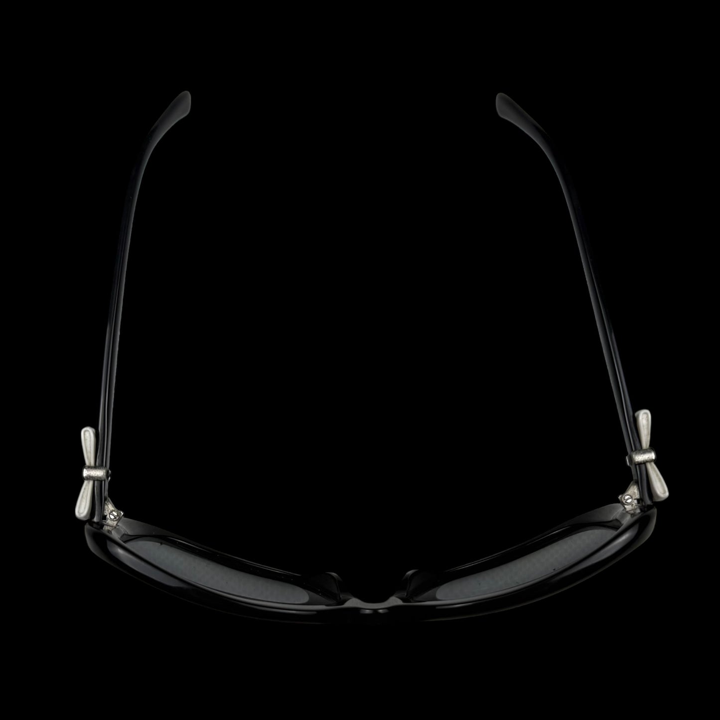 Chanel Bow Sunglasses Black/White
