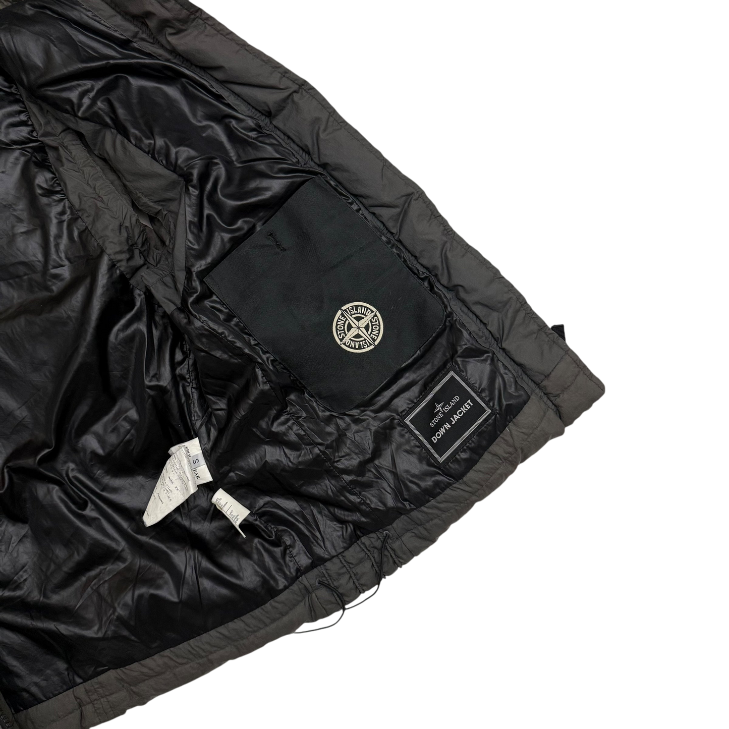 Stone Island AW 2009 Opaque Nylon Tela Down Gilet Brown (Size S)