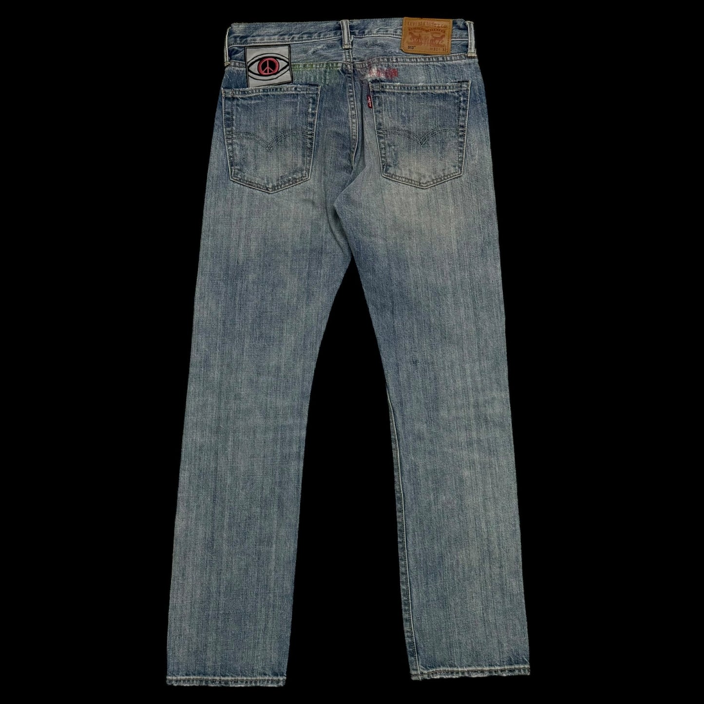 Levi’s 513 Custom Patchwork Jeans (Size 31”)