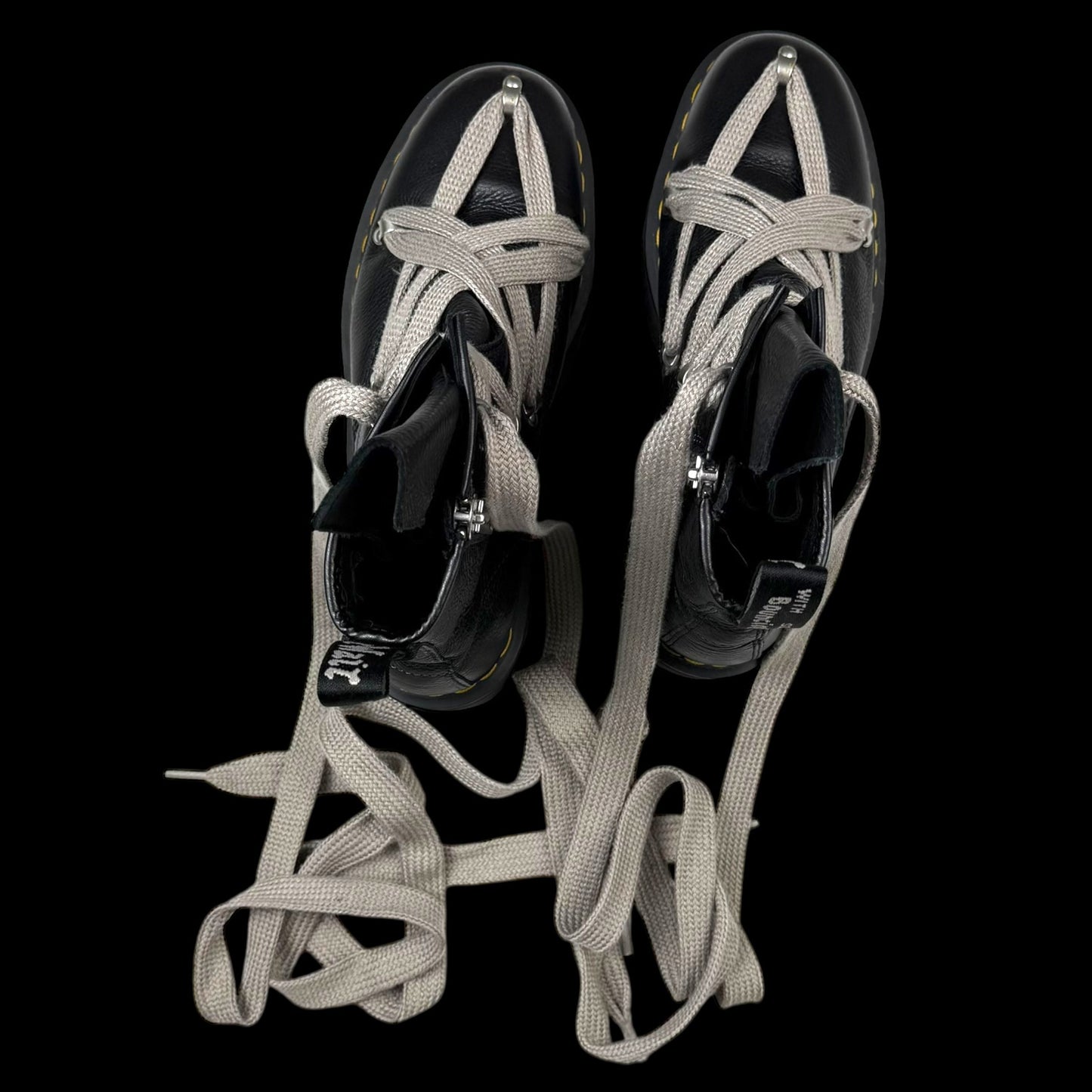 Dr Martins x Rick Owens 1460 Quad Sole Pentagram Jumbo Lace Boot Black (US10/UK9/EU43)