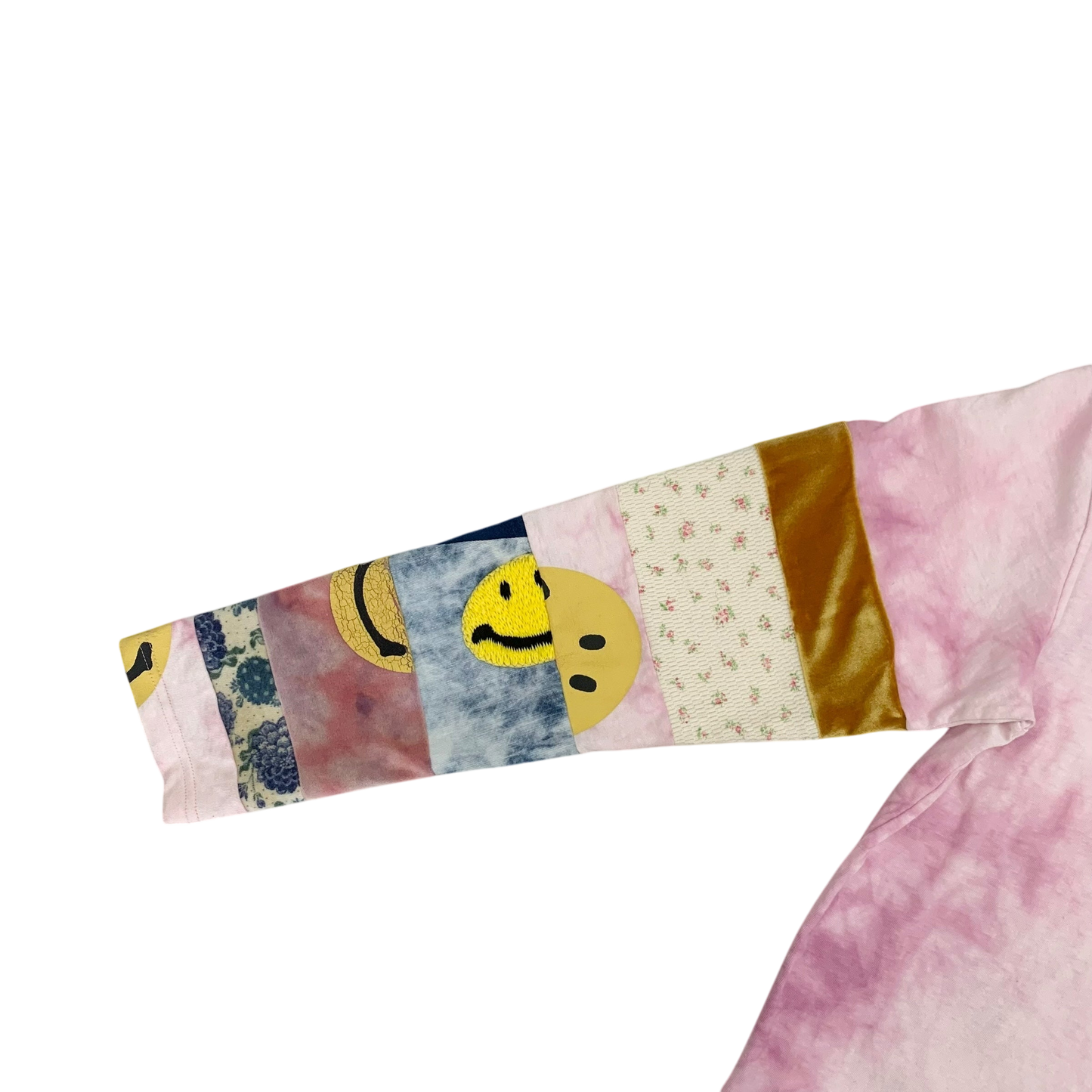 Kapital Dip Dye Nomad Patchwork Longsleeve Pink