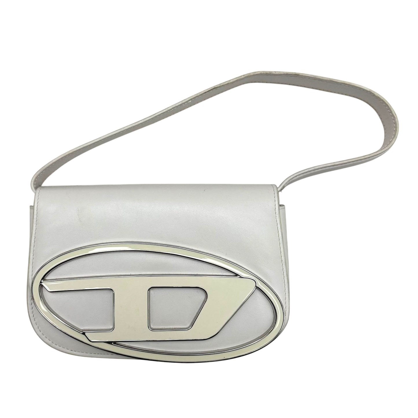 Diesel 1DR Womens Shoulder Bag White