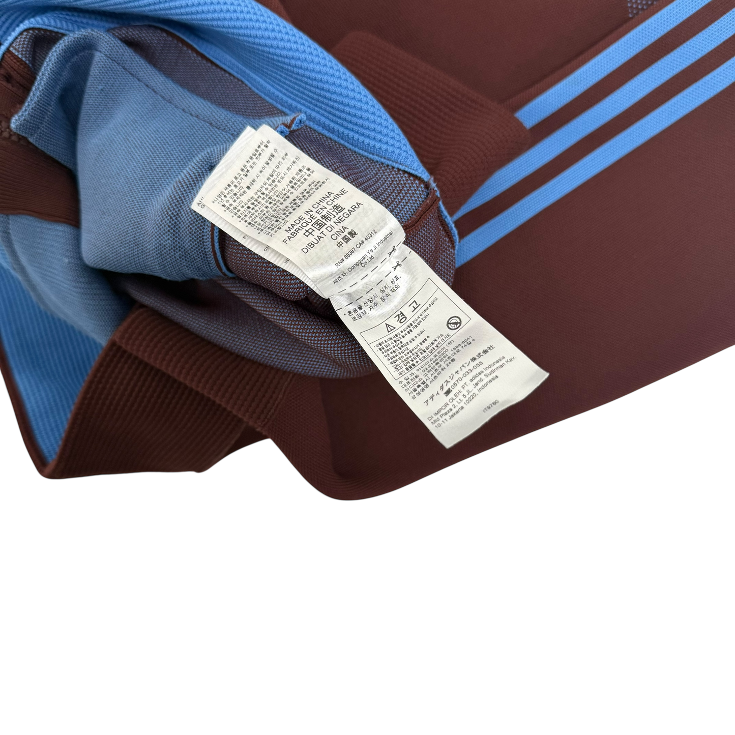 Wales Bonner x Adidas Knitted Track Jacket Burgundy/Blue (Size S)