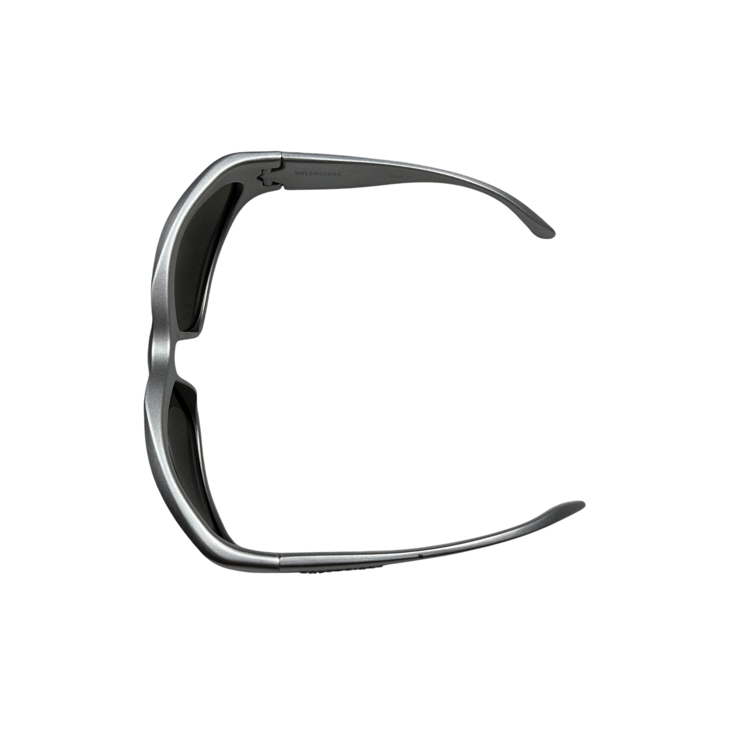 Balenciaga Swift Oval Sunglasses Silver