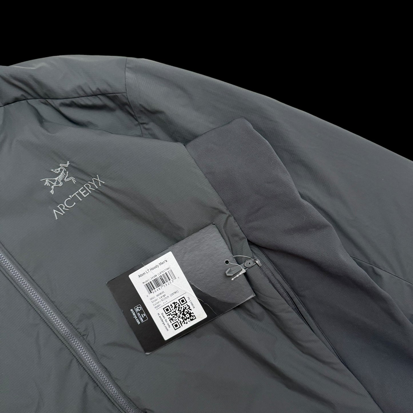 Arcteryx Atom LT Hooded Jacket Grey (Size L)