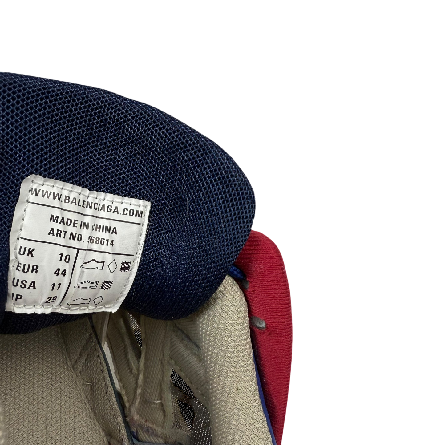 Balenciaga 2021 Track.2 ‘Beige Blue Red’ (US11/UK10/EU44)
