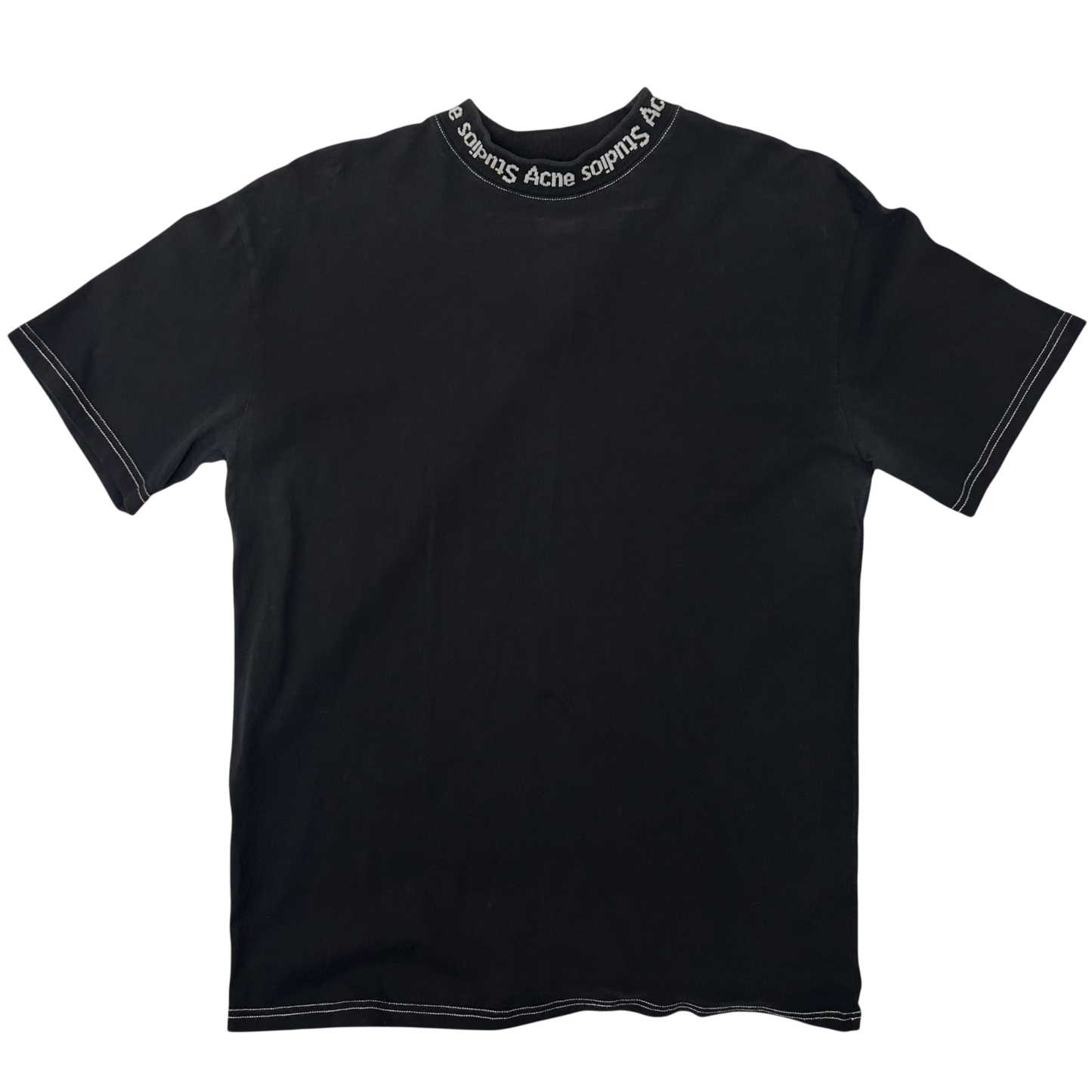 Acne Studios Jacquard Logo T-Shirt Black (Fits S-M)