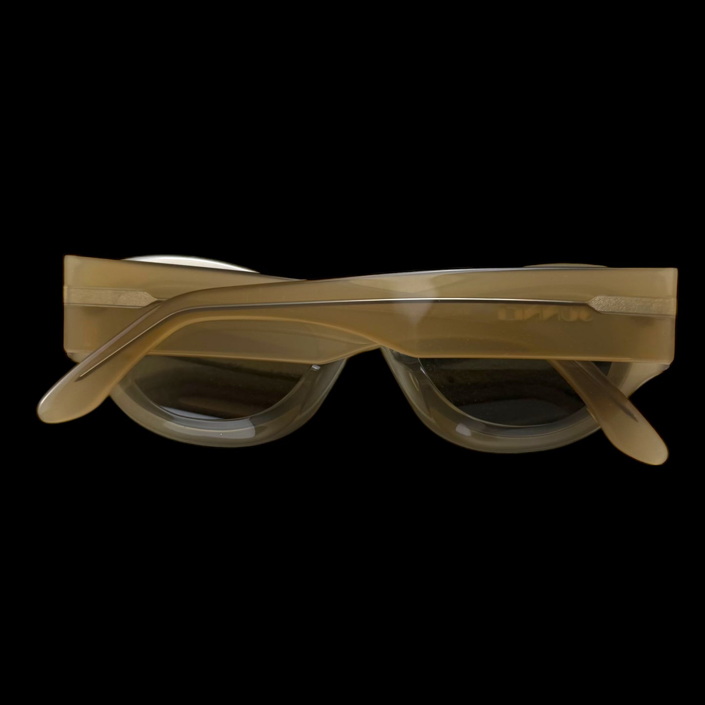 Sunnei Prototipo 5 Sunglasses Camel Yellow