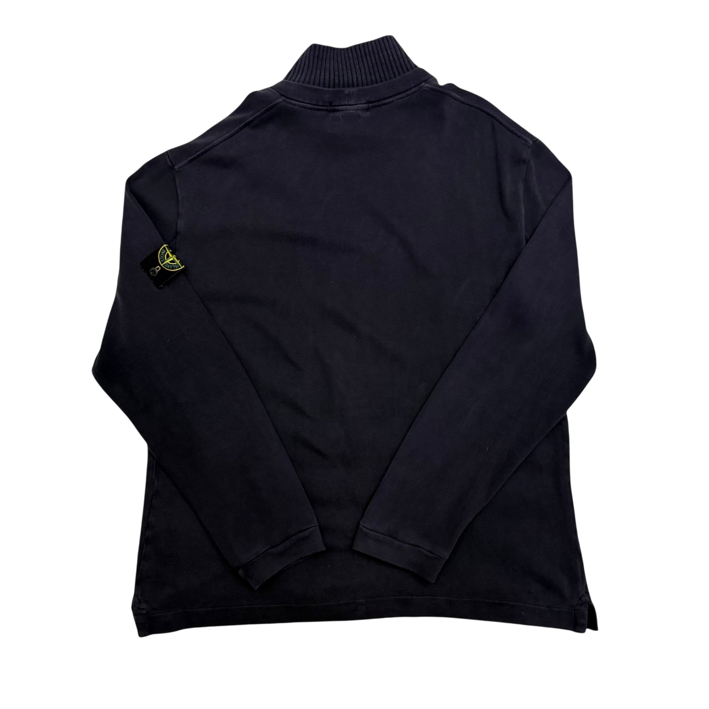 Stone Island 90s Collared Sweatshirt Navy (Fits XL-XXL)