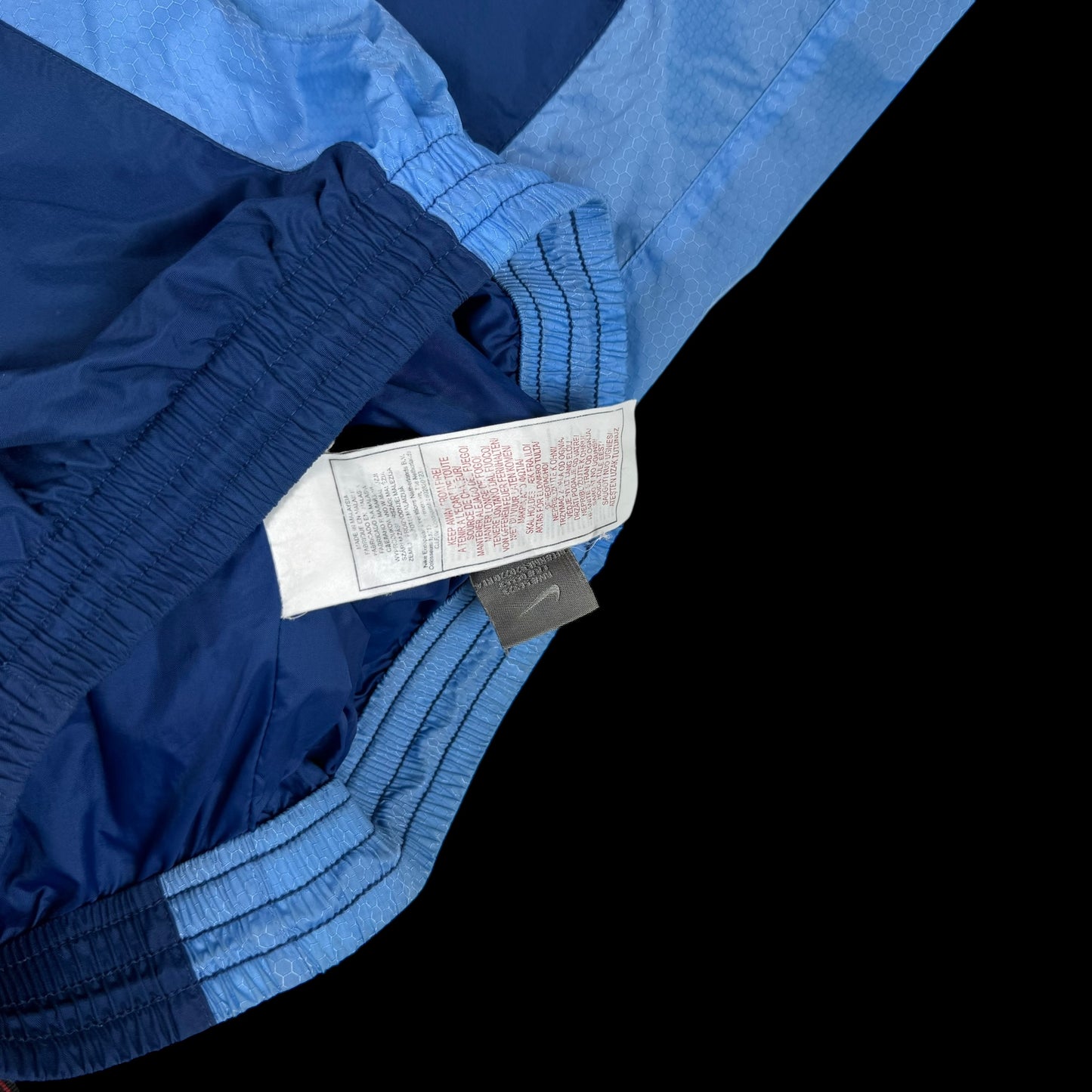 Nike 00s Hex Logo Track Pants Blue (part of set) (Fits S-M)
