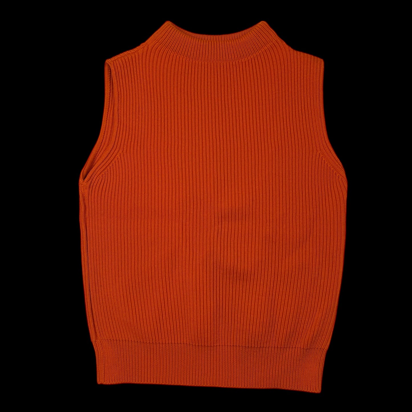 Andersen-Andersen Heavyweight Wool Knit Vest Orange (Size M)