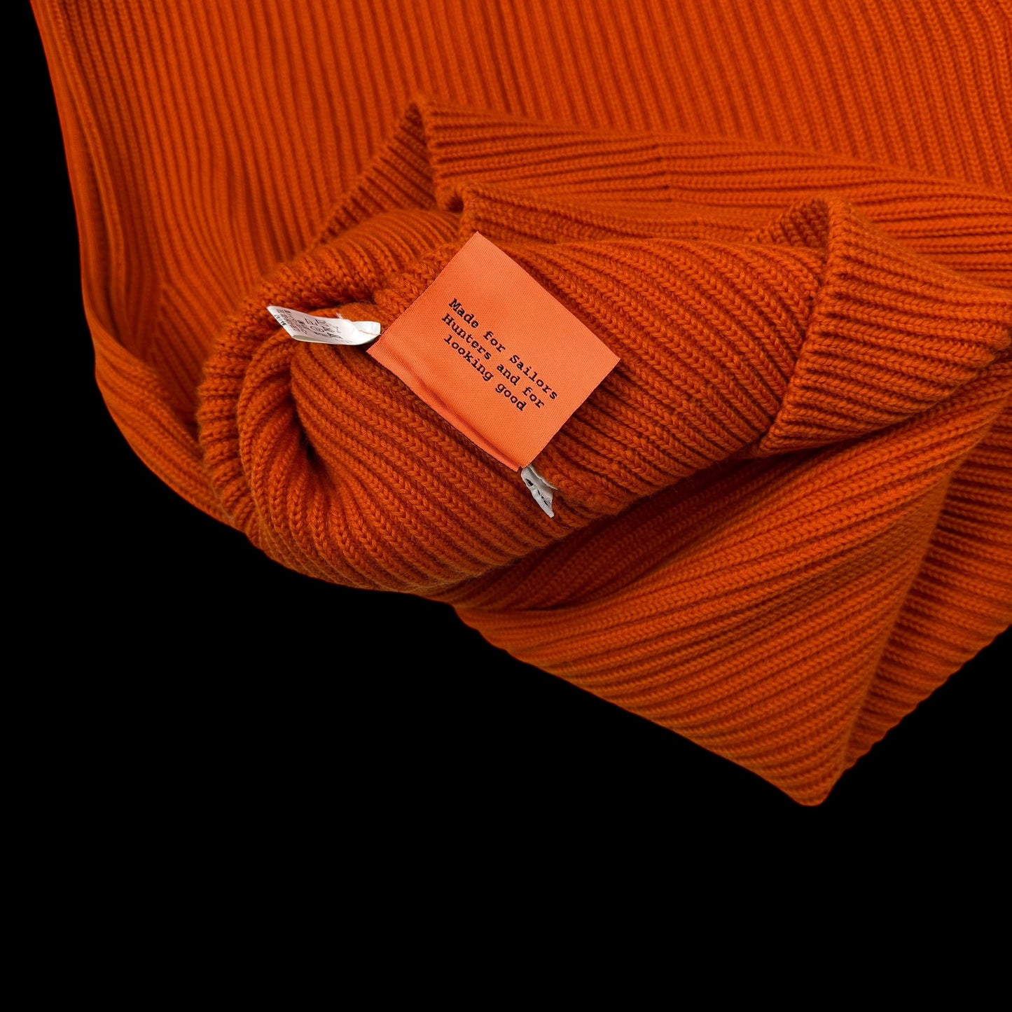 Andersen-Andersen Heavyweight Wool Knit Vest Orange (Size M)