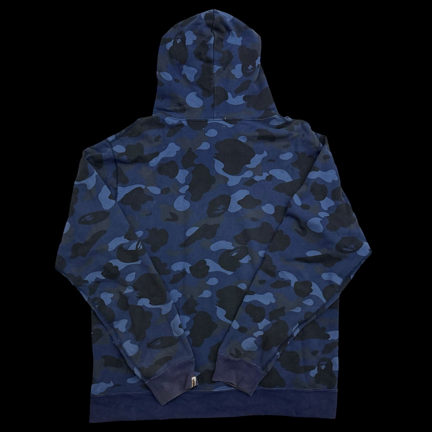 BAPE (A Bathing Ape) 1st Camo Hoodie Blue (Fits XL)