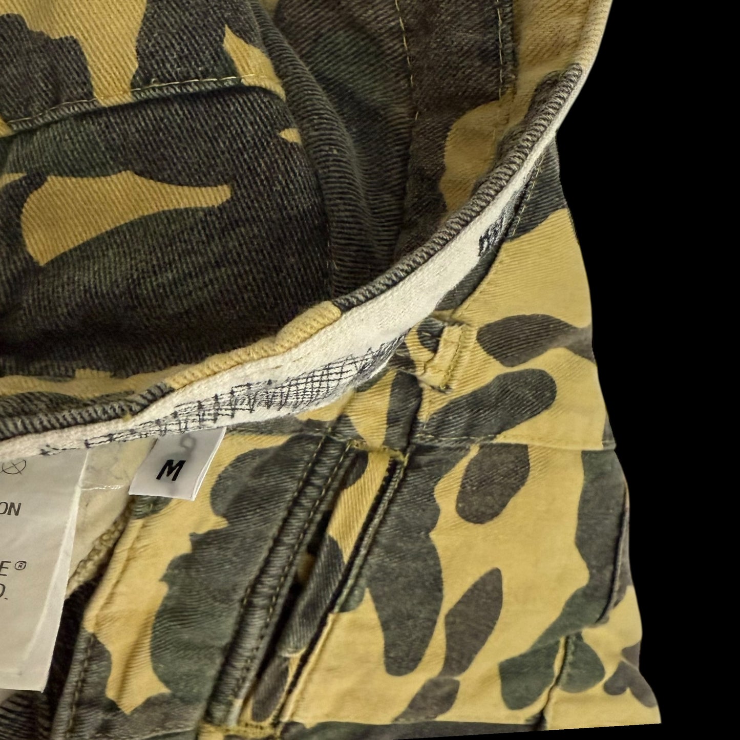 Bape (A Bathing Ape) Camo Patchwork Shorts (Size M)