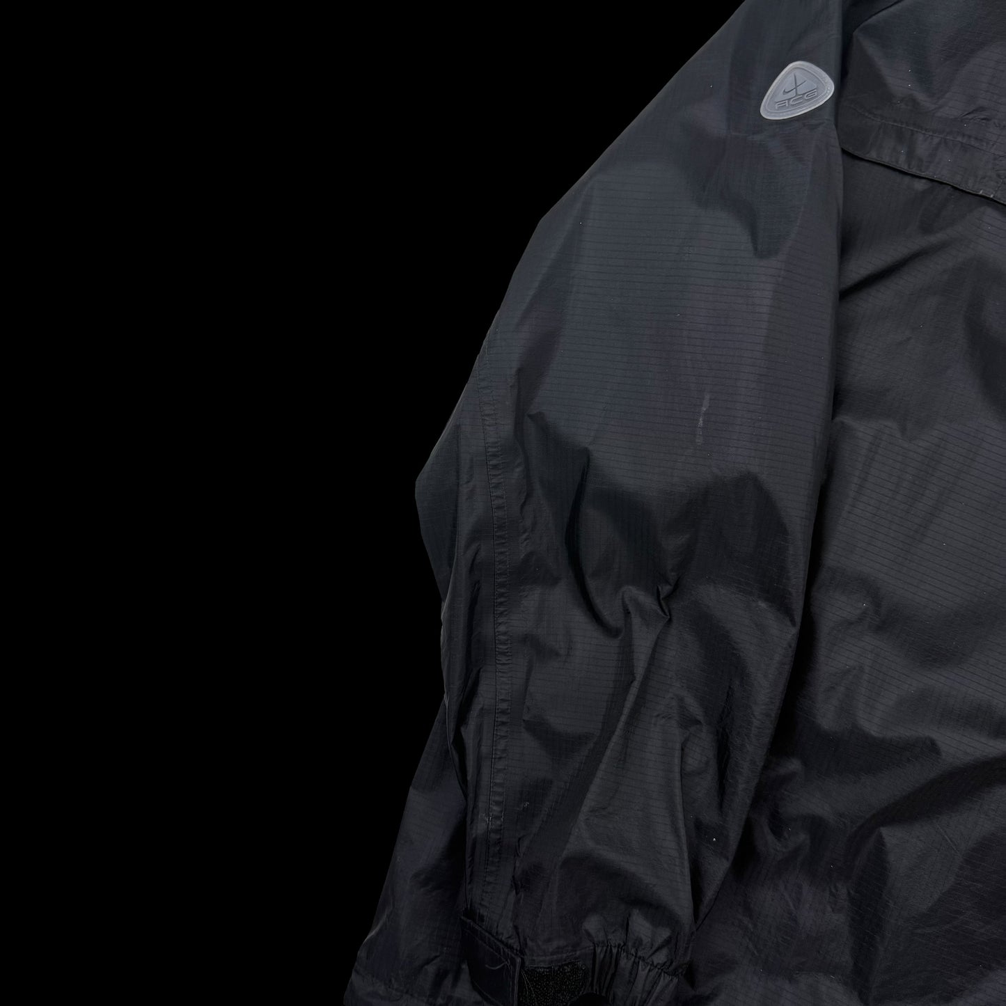 Nike ACG 00s Ripstop Nylon Shell Jacket Black (Fits M-L)